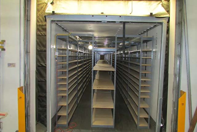 Single Rivet Boltless Shelving with Particle Board