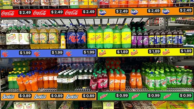 Digital Prices shelves