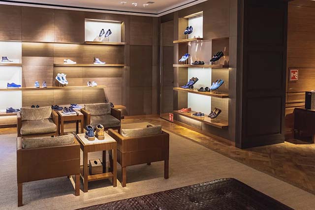 Shoes Store Shelves