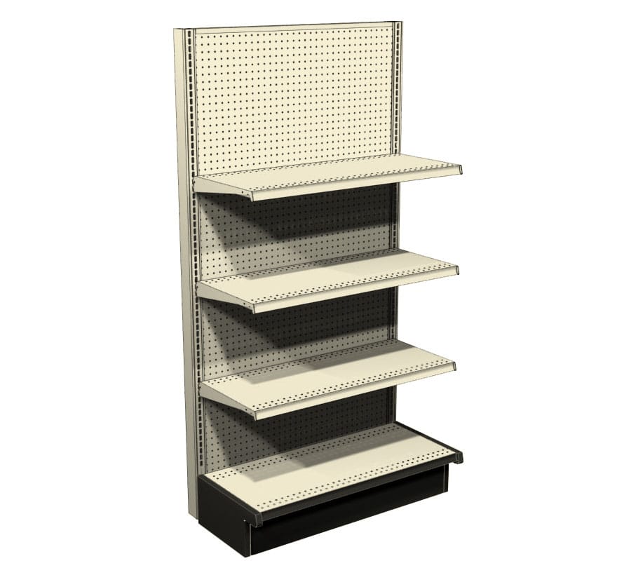 End Cap Gondola Shelving
