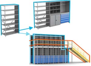 shelving expansion