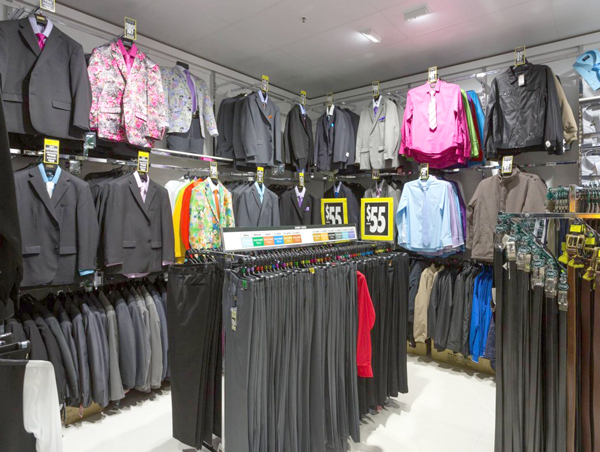Fashion stores - Wall Strip Shelving